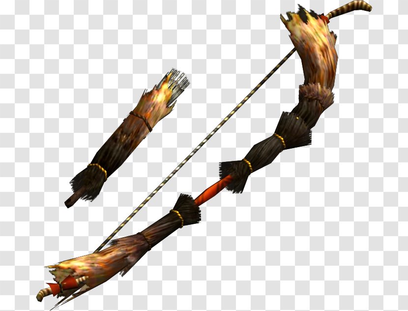 Monster Hunter Freedom Unite 4 Ultimate Portable 3rd Tri - Bow And Arrow - Weapon Transparent PNG
