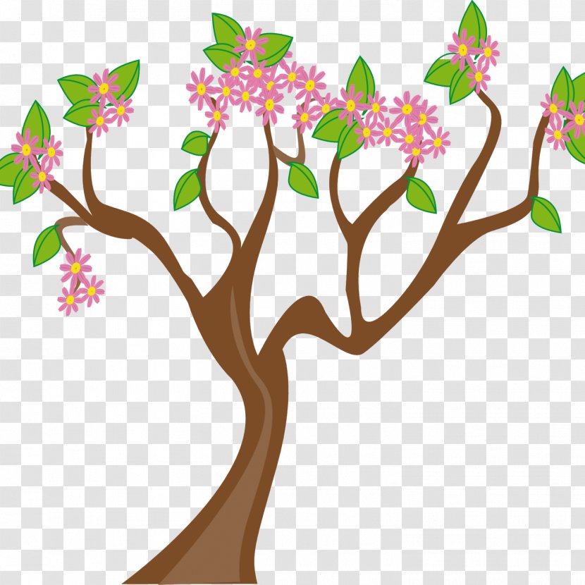 Spring Blossom Clip Art - Leaf - Leaves And Ladybugs Transparent PNG