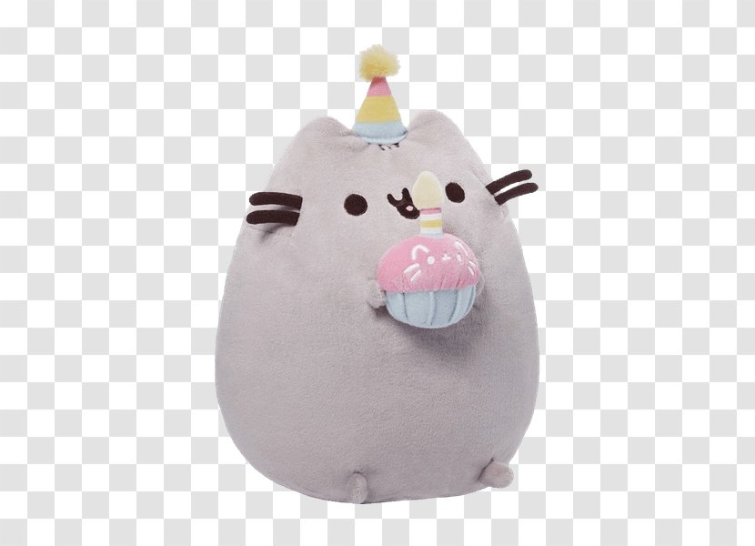 Pusheen Stuffed Animals & Cuddly Toys Birthday Gund Gift - Plush Transparent PNG