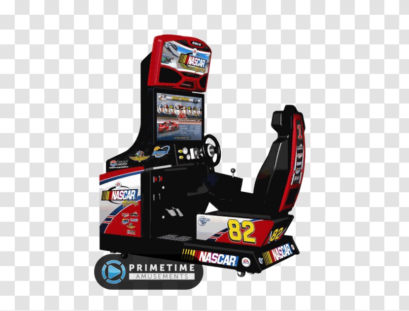 NASCAR Arcade Racing 07 Game Video - Driving Simulator - Nascar Transparent PNG