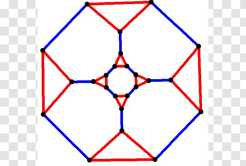 Truncated Cube Archimedean Solid Graph Regular Polyhedron - Cubic Transparent PNG
