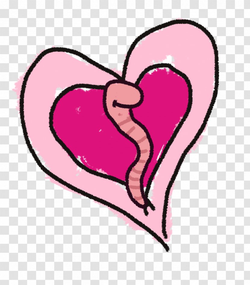 Clip Art Heart Cartoon Organism Valentine's Day - Gadfly Transparent PNG