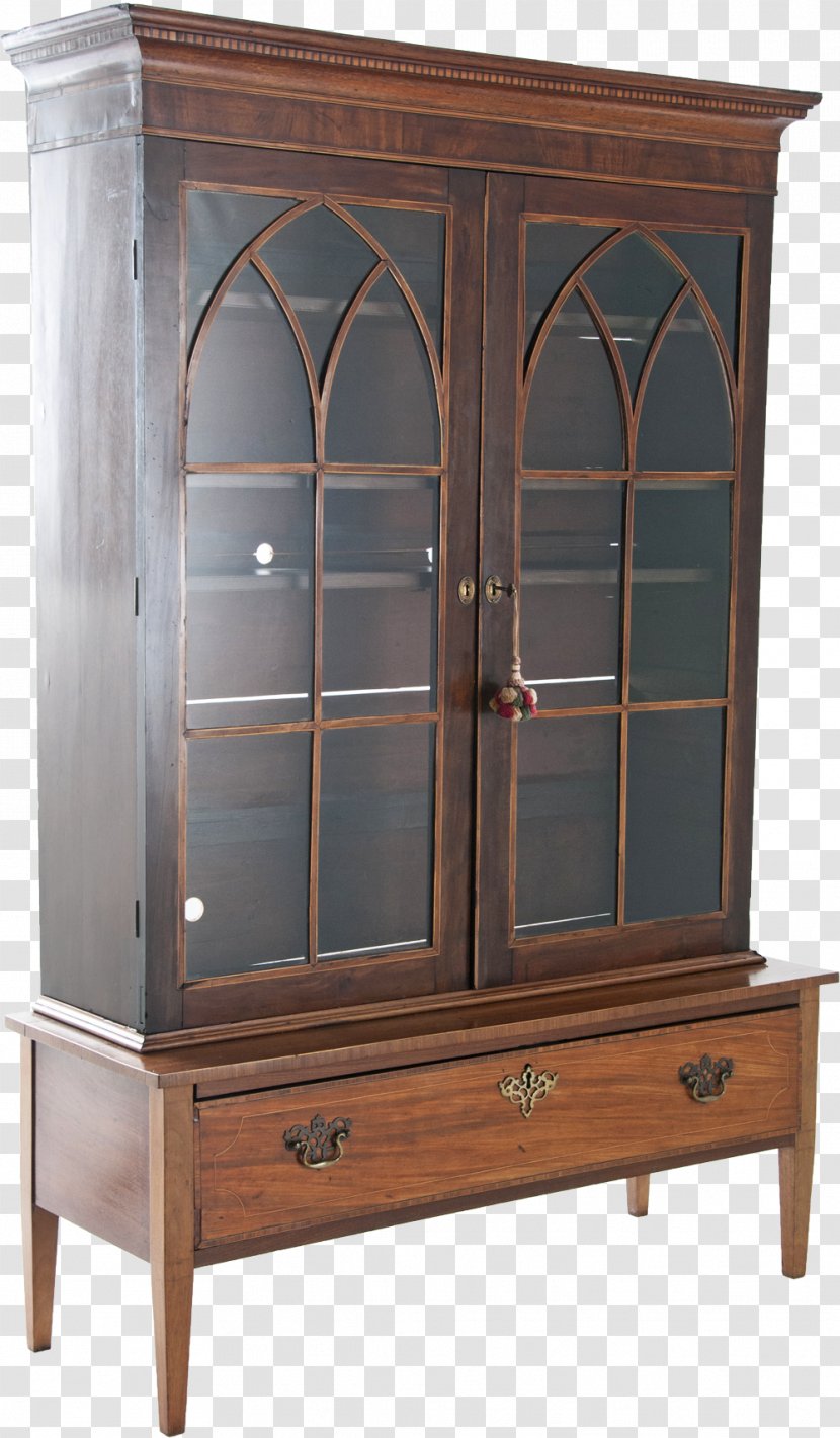 Cupboard Chiffonier Display Case Drawer Antique Transparent PNG