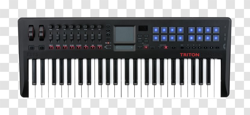 Korg Triton Taktile MIDI Controllers Keyboard - Frame - Musical Instruments Transparent PNG