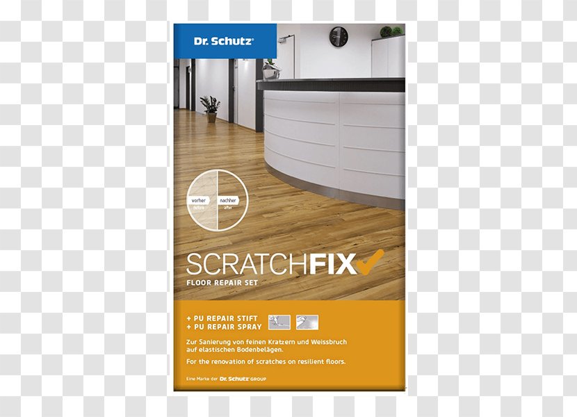 Dr. Schutz Scratch Fix - Polyvinyl Chloride - Vinyl Design Floor Repair Kit By Flooring Dr PU Cleaner 1 X 750 Ml ChlorideScratch Remova Transparent PNG