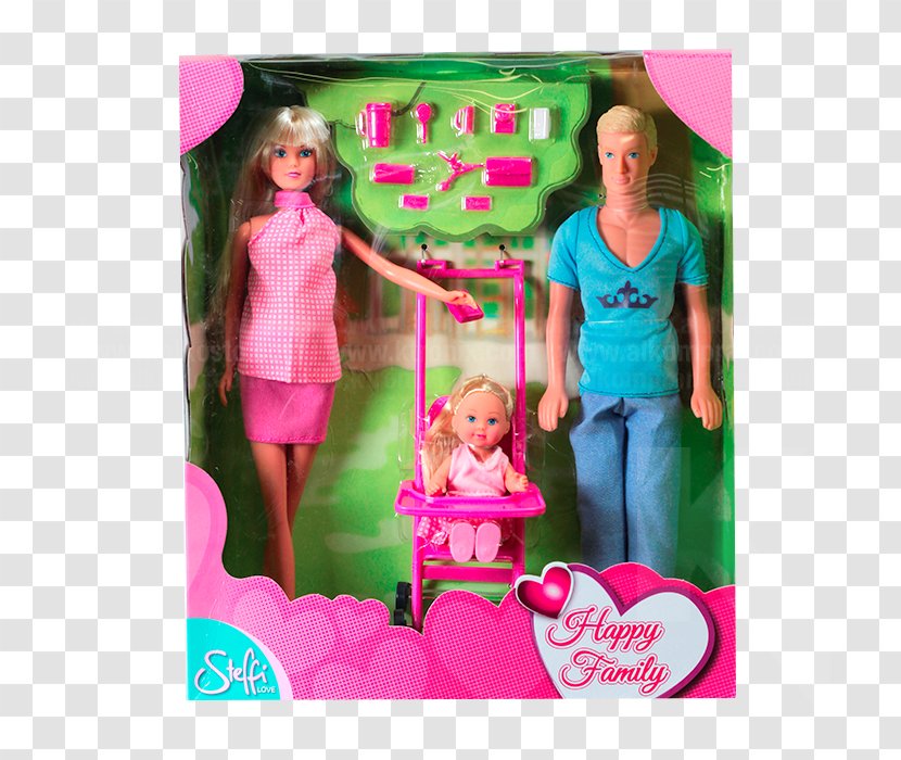 Barbie Doll Toy Simba Steffi Love Happy Family Child - Minor Transparent PNG