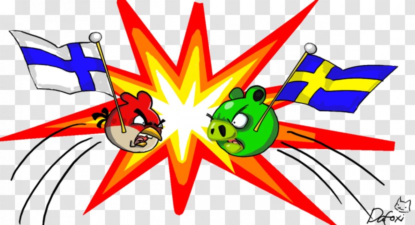 Flag Of Finland Angry Birds Sweden - Finns Transparent PNG