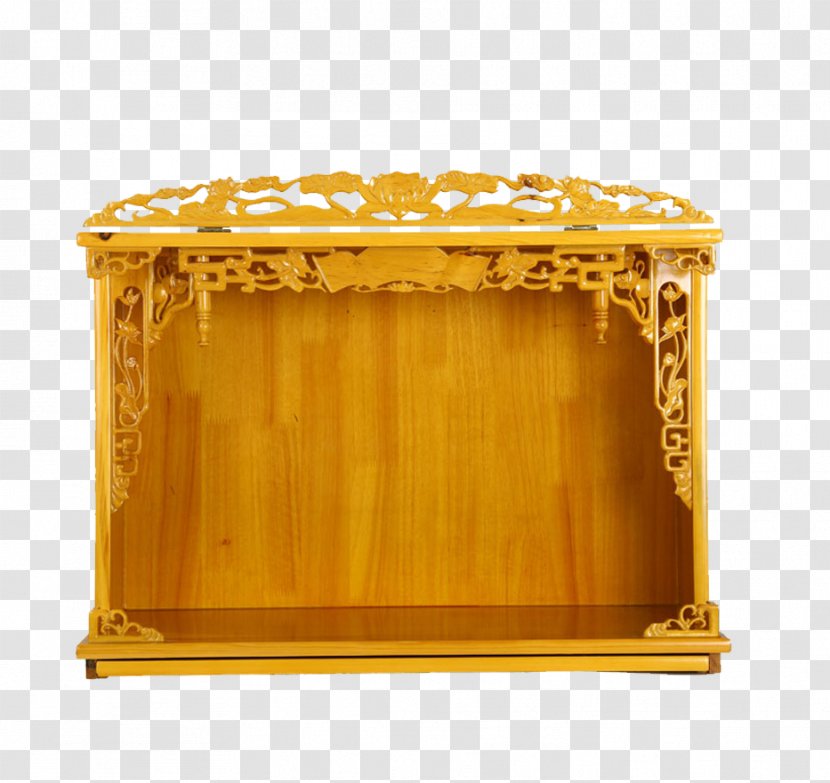 Clip Art - Kamidana - Yellow Buddha Shrine Material Map Transparent PNG