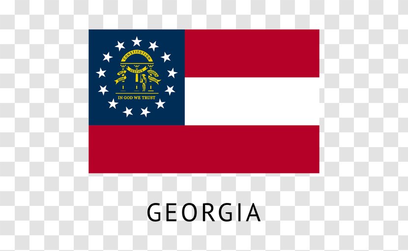 Flag Of Georgia State The United States Transparent PNG