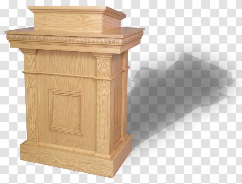 Pulpit Christian Church Table Altar - Lectern - Dou Transparent PNG