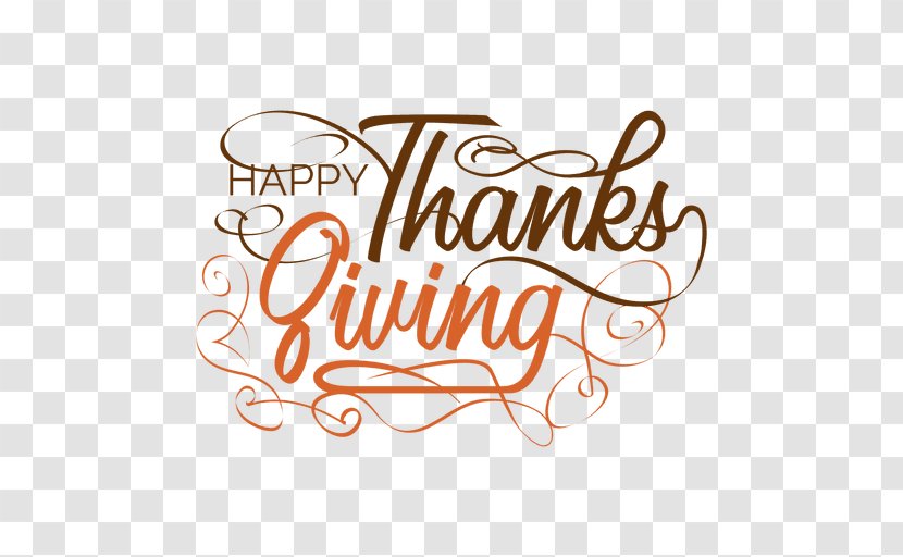 Text Thanksgiving Logo Vexel Clip Art Transparent PNG