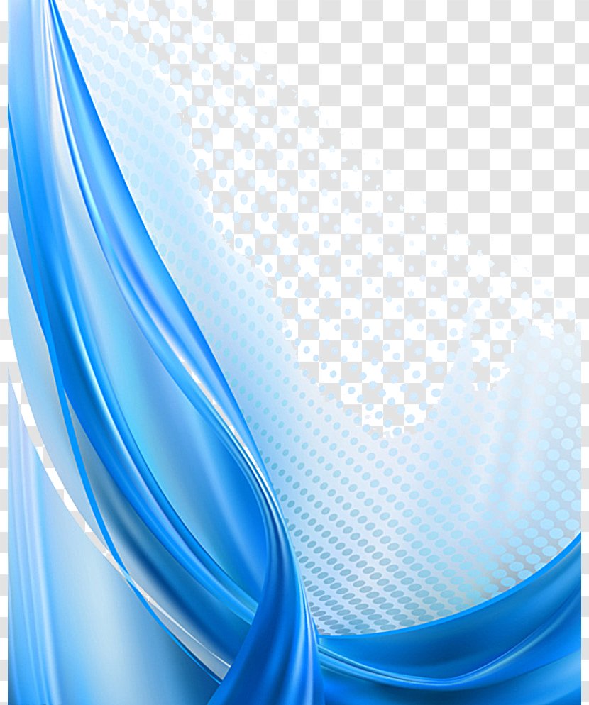 Blue Euclidean Vector Adobe Illustrator - Company - Ribbon Science And Technology Background Transparent PNG