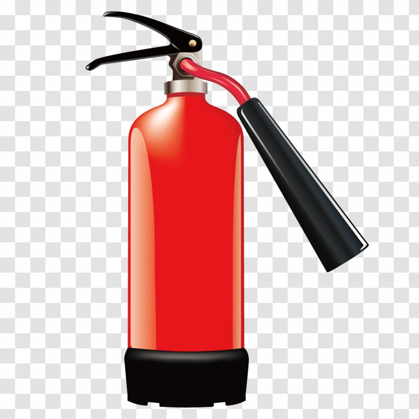 Fire Extinguisher Cartoon Euclidean Vector Firefighting - Watercolor Transparent PNG