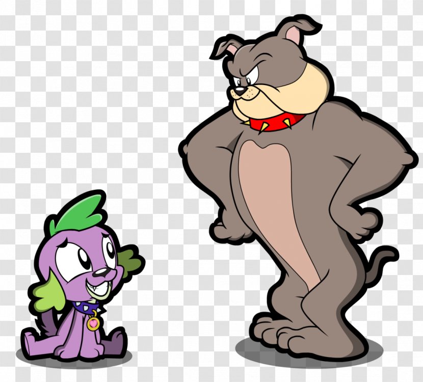 Dog Tom And Jerry Spike Tyke Cartoon - Like Mammal Transparent PNG