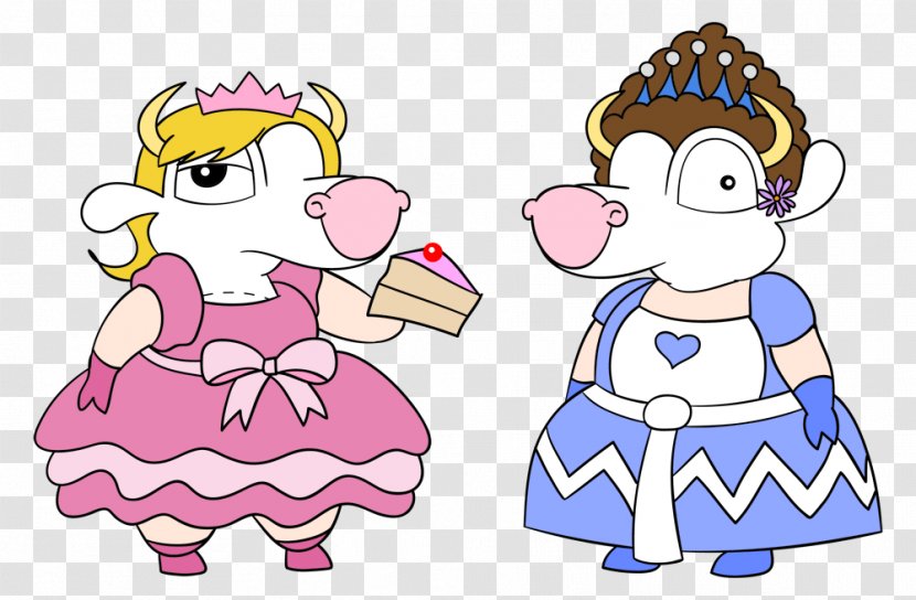 Fat Princess Adventures PlayStation All-Stars Battle Royale Art - Cartoon - Cow Transparent PNG