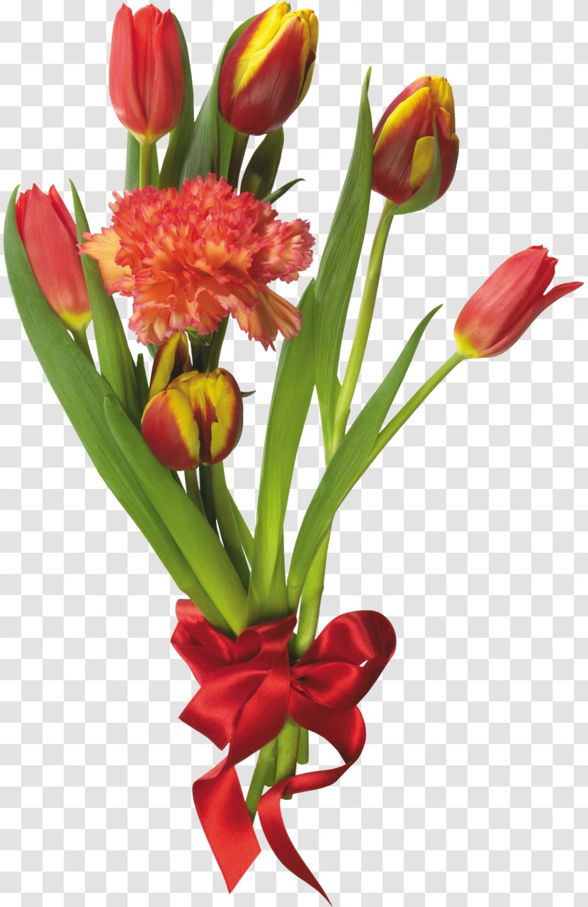 Flower Bouquet Tulip Floristry Cut Flowers Transparent PNG