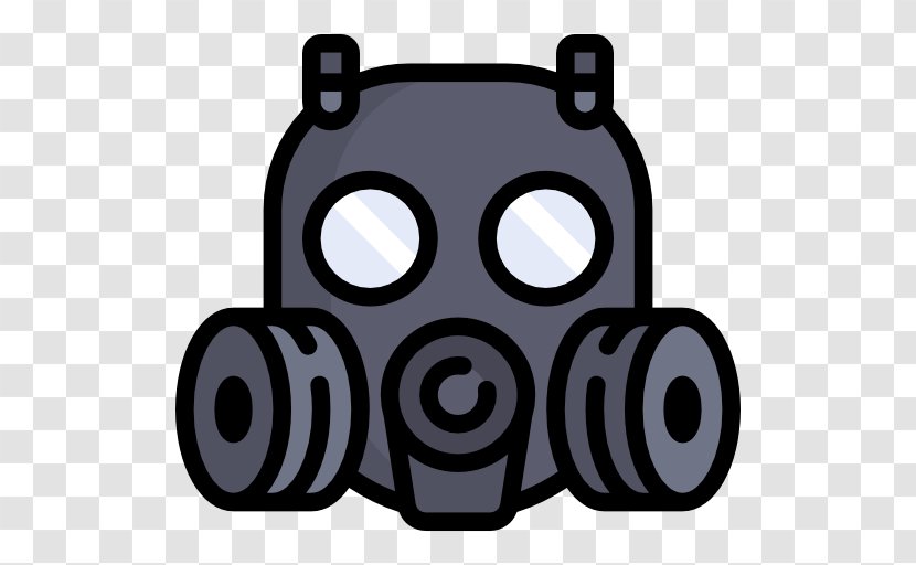 Black And White Snout Detector - Gas Mask Transparent PNG