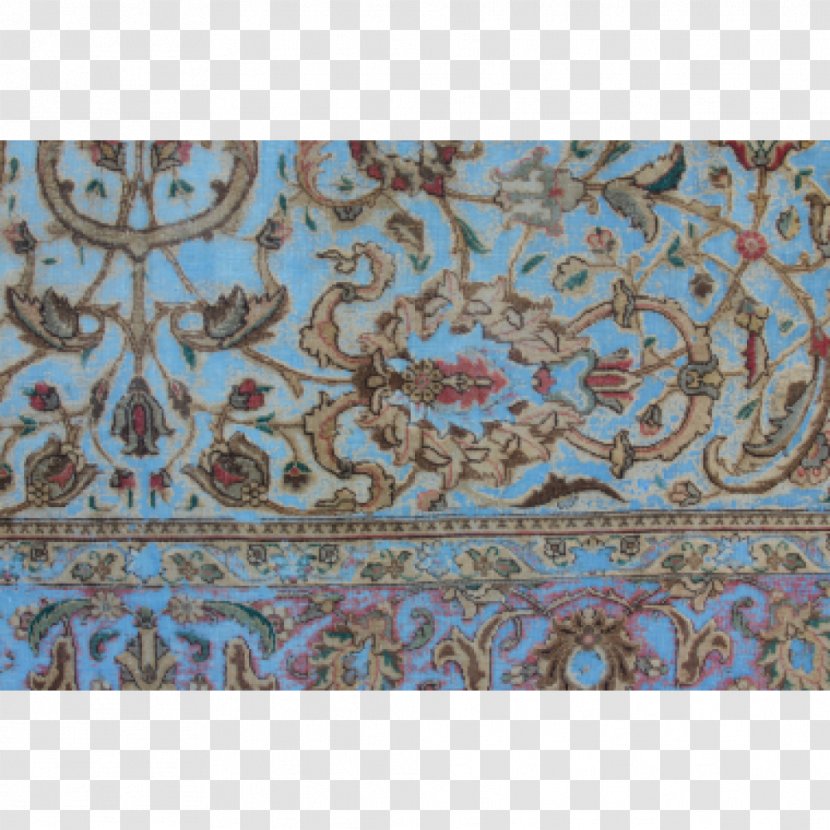 Paisley Visual Arts Motif Textile Turquoise - Carpet Transparent PNG
