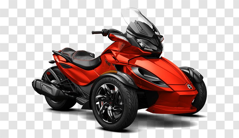 BRP Can-Am Spyder Roadster Motorcycles Honda Brake - Wheel - Motorcycle Transparent PNG
