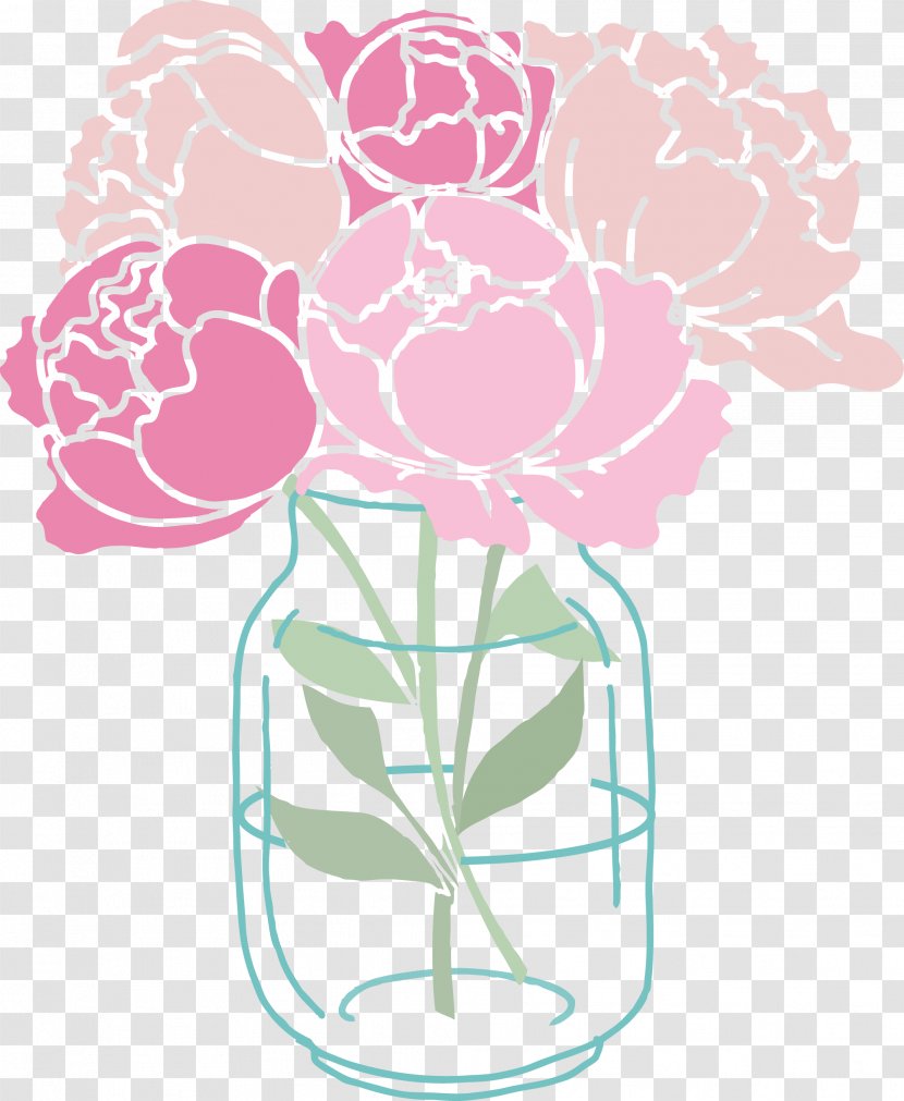 Floral Design Cut Flowers Rose Family - Drinkware - Flower Transparent PNG