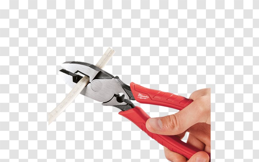 Diagonal Pliers Lineman's Hand Tool Tongue-and-groove Transparent PNG