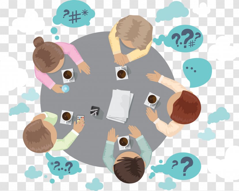 Meeting - Photography - The Initial Group Discussion. Transparent PNG