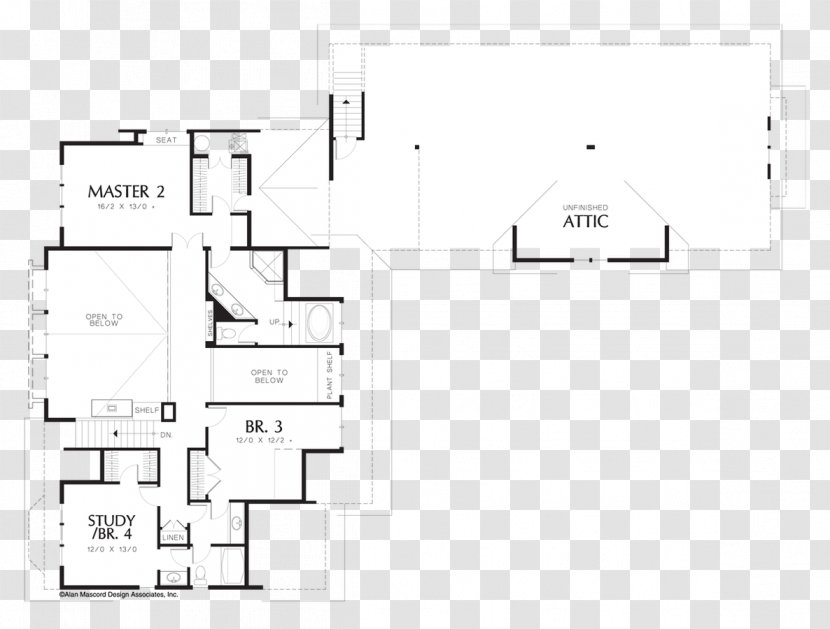 Floor Plan House Design - Schematic Transparent PNG