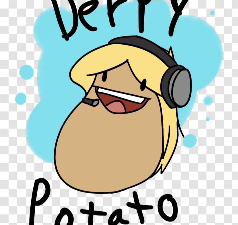 Potato Cartoon - Food - Smile Pleased Transparent PNG