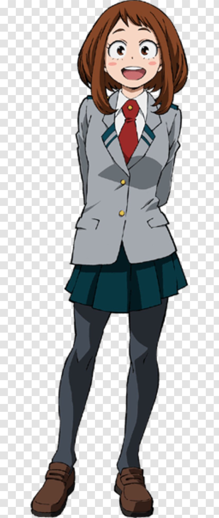 Ochako Uraraka My Hero Academia Cosplay Costume Shouto Todoroki - Heart - Venkateswara Transparent PNG