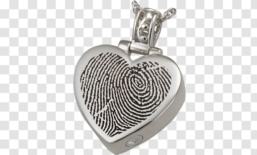 Locket Charms & Pendants Jewellery Necklace Gold - Heart Fingerprint Transparent PNG
