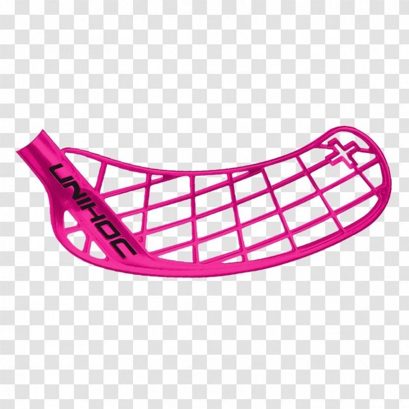 Floorball Hockey Sticks UNIHOC Florbalová Hůl Blade - Shoe - Cerise Transparent PNG