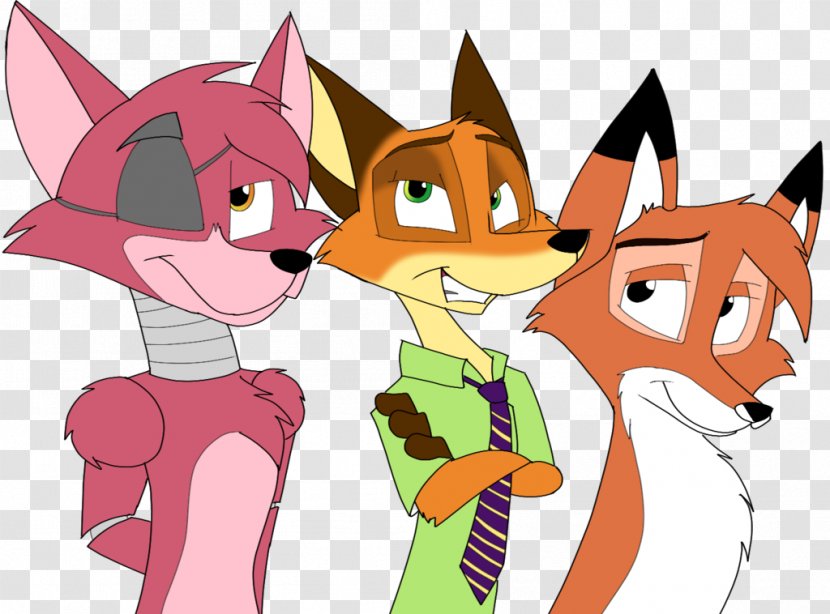 Cat Red Fox Nick Wilde Vixey - Flower Transparent PNG