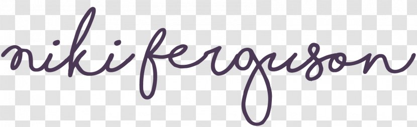 Photography Decal Cursive Text Logo - Eggplant Transparent PNG