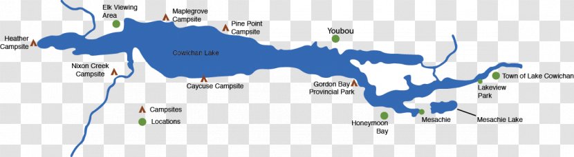 Map Cowichan Lake Goose Island Brewery Aka Plan - District Transparent PNG