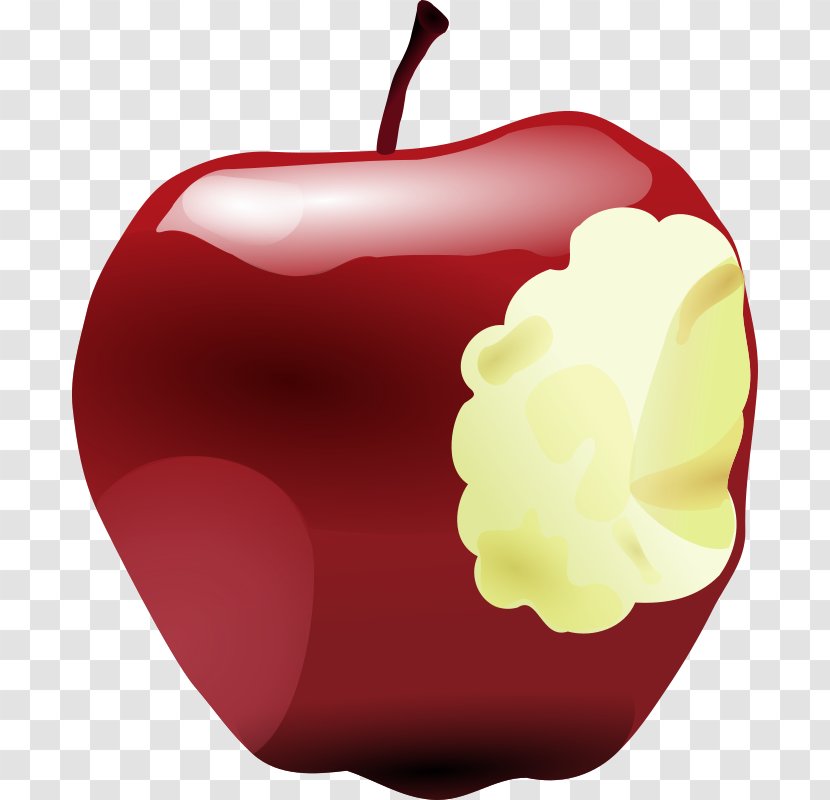 Apple Clip Art - Biting - Ate Graphic Transparent PNG