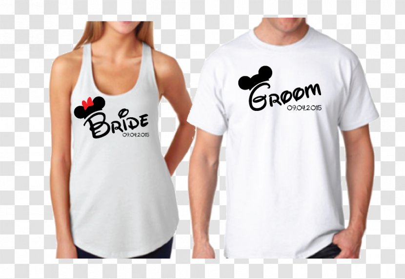 Minnie Mouse Mickey T-shirt Hoodie - Clothing - Bride Groom Transparent PNG