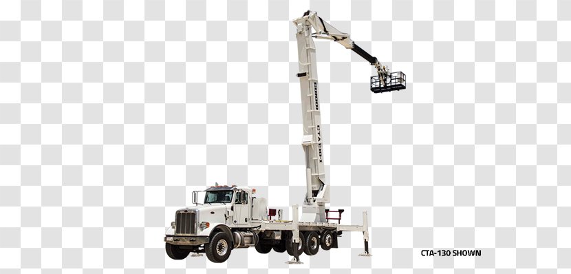 Crane Industry Machine Truck Electric Utility - Maintenance - Aerial Work Platform Transparent PNG