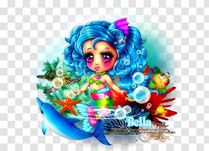 Graphics Illustration Doll Legendary Creature Turquoise - Mythical - Relax Beach Transparent PNG