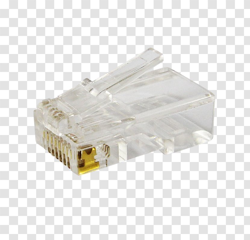 Network Cables Electrical Connector 8P8C Modular Twisted Pair - Computer Transparent PNG
