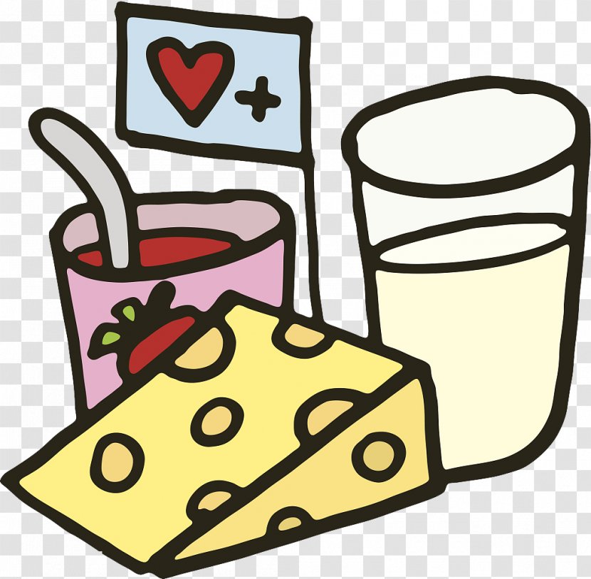 Breakfast Soured Milk Clip Art - Yogurt - With Love Transparent PNG