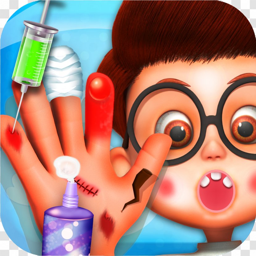 Nail Hand Doctor Cartoon Human Behavior Transparent PNG