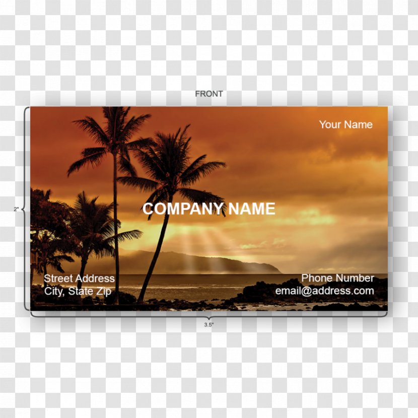 Desktop Wallpaper Ke'e Beach High-definition Television 1080p Mo Ashibi - Hawaii - Color Business Cards Transparent PNG