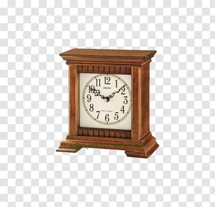 Table Mantel Clock Seiko Alarm Clocks - Furniture Transparent PNG