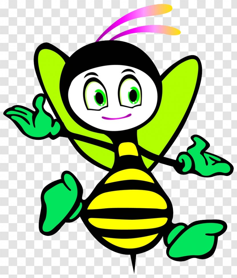 Apidae Cartoon Clip Art - Black And White - Bee Transparent PNG