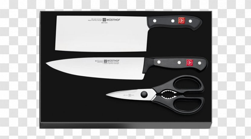 Chef's Knife Wüsthof Kitchen Knives Transparent PNG