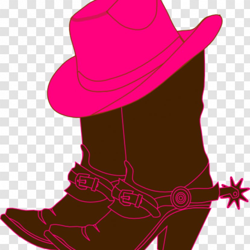 Clip Art Cowboy Vector Graphics Image American Frontier - Footwear - Cowgirl Clipart Transparent PNG