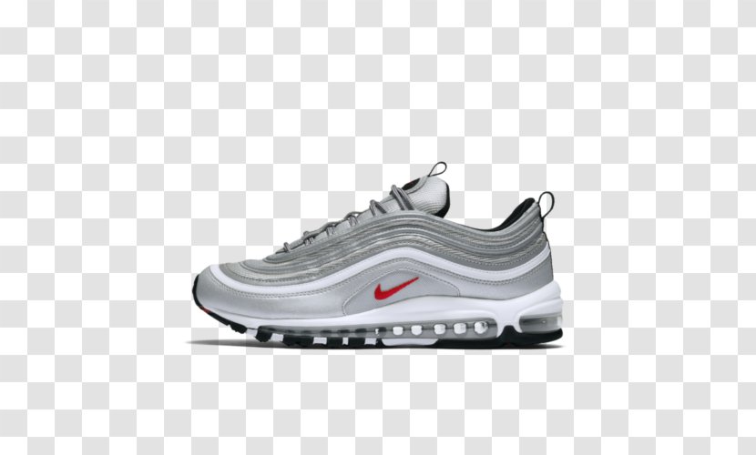 Nike Air Max 97 Sneakers Shoe - Synthetic Rubber Transparent PNG
