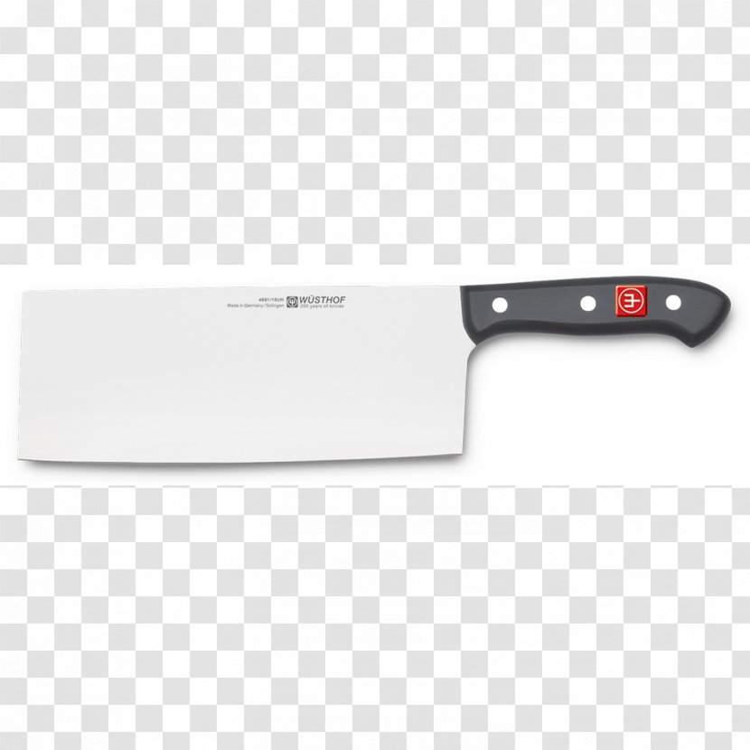 Chef's Knife Wüsthof Cleaver Kitchen Knives - Cold Weapon Transparent PNG