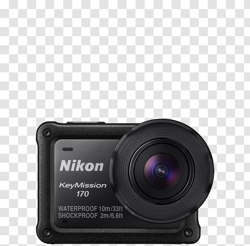Nikon KeyMission 170 360 Action Camera 4K Resolution - Electronics Transparent PNG