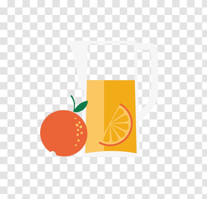 Orange Juice Drink - Vegetarian Food - Free Stock Vector Transparent PNG
